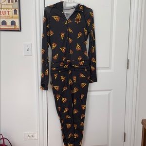 Hooded Air Blaster Ninja Suit w/ Pizza Design